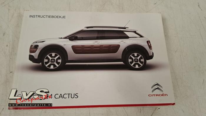 Używane Instrukcja Citroen C4 Cactus (0B/0P) 1.2 PureTech 82 12V Cena € 17,50 Procedura marży oferowane przez LvS Carparts