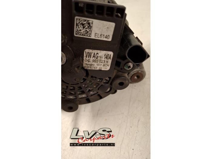 Dynamo van een Volkswagen Golf VII (AUA) 1.6 TDI BMT 16V 2018