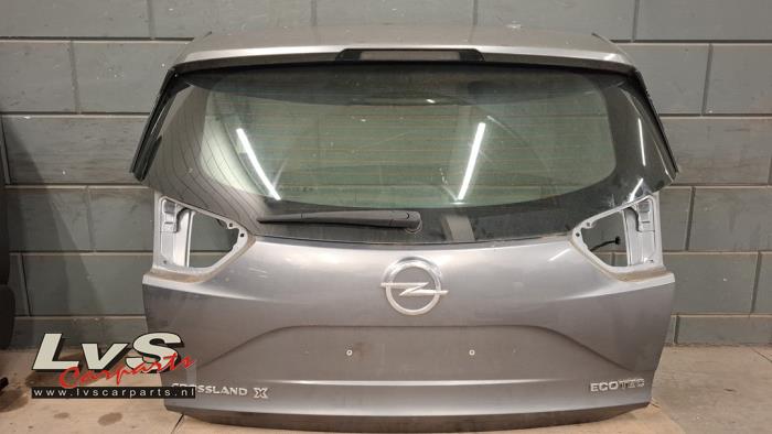 Używane Tylna klapa Opel Crossland (X) 1.2 Turbo 12V Euro 6 Cena € 395,00 Procedura marży oferowane przez LvS Carparts