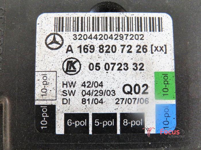Zentralverriegelung Modul van een Mercedes-Benz B (W245,242) 2.0 B-180 CDI 16V 2006