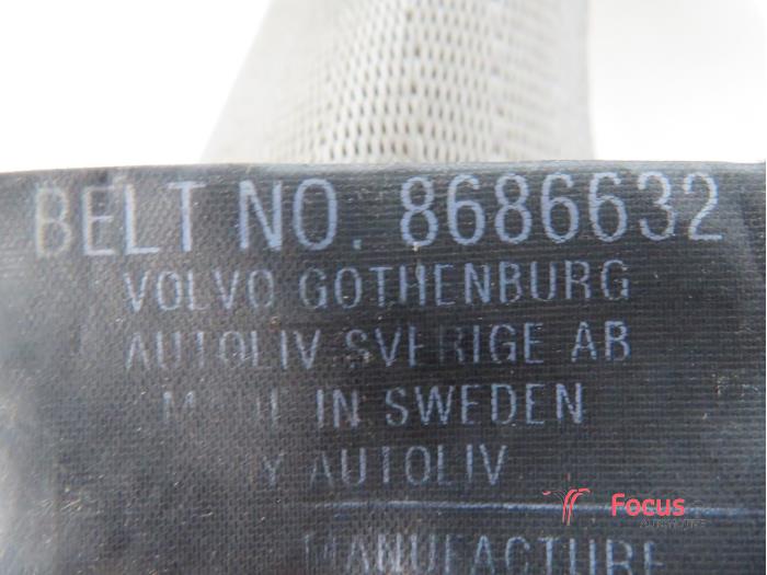 Cinturón de seguridad derecha delante de un Volvo XC90 I 2.4 D5 20V 2003