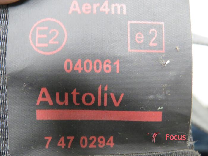 Sicherheitsgurt rechts hinten van een Peugeot 308 (4A/C) 1.6 VTI 16V 2008