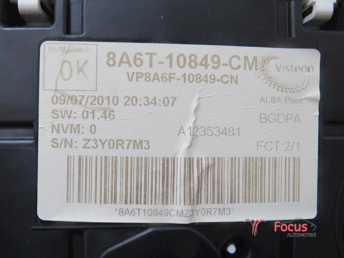 Zündschloss + Steuergerät van een Ford Fiesta 6 (JA8) 1.6 TDCi 16V 95 2010