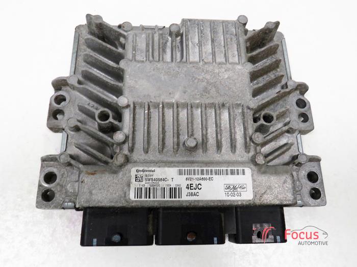 Engine management computer Ford Fiesta 6 (JA8), 2008 / 2018 1.4 TDCi, Hatchback, Diesel, 1 399cc, 50kW (68pk), FWD, F6JB; F6JD, 2008-08 / 2012-09 (Used)
