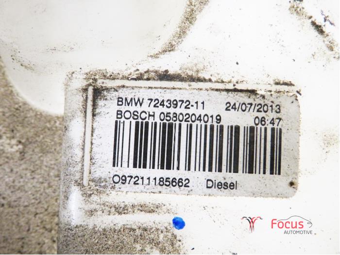 Kraftstoffpumpe Elektrisch van een BMW 1 serie (F20) 116d 2.0 16V 2013
