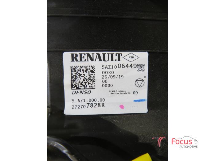Boîtier chauffage d'un Renault Clio V (RJAB) 1.0 TCe 100 12V 2019