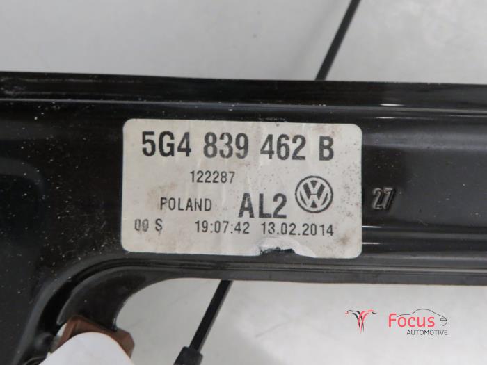 Mécanique vitre 4portes arrière droite d'un Volkswagen Golf VII Variant (AUVV) 1.6 TDI 16V 2014
