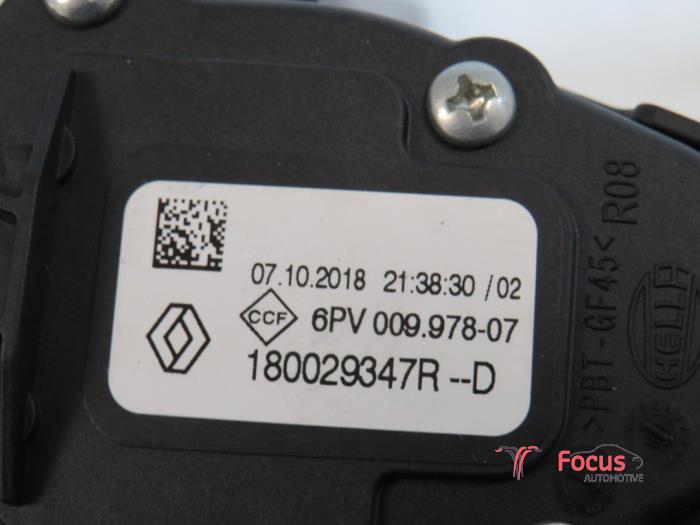 Gaspedalposition Sensor van een Renault Captur (2R) 0.9 Energy TCE 12V 2018