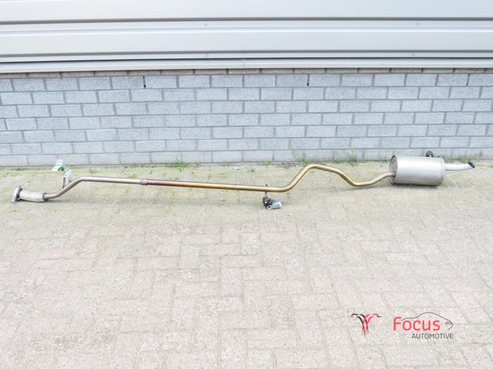Exhaust rear silencer from a Renault Captur (2R) 0.9 Energy TCE 12V 2018