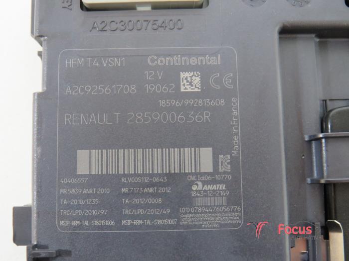 Cerradura de contacto y ordenador de un Renault Clio IV Estate/Grandtour (7R) 0.9 Energy TCE 75 12V 2019