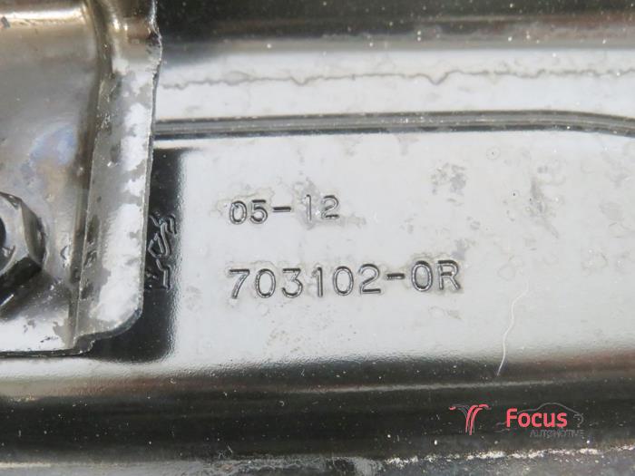 Lock plate from a Peugeot 206+ (2L/M) 1.1 XR,XS 2012