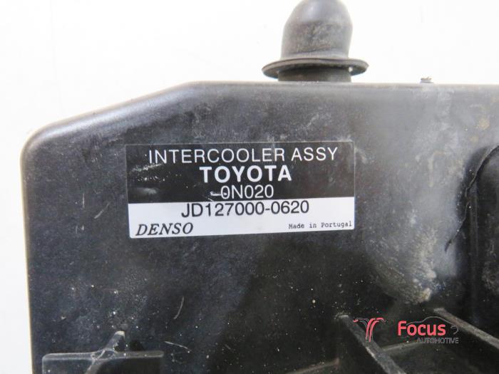 Intercooler de un Toyota Yaris II (P9) 1.4 D-4D 2007