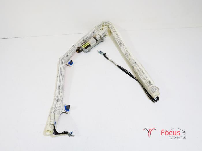 Roof curtain airbag, left from a Toyota Yaris II (P9) 1.0 12V VVT-i 2010