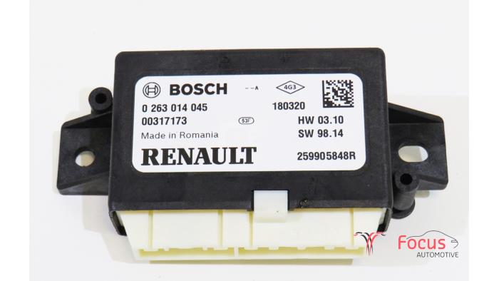 Begagnade PDC-modul Renault Clio IV Estate/Grandtour (7R) 0.9 Energy TCE 90 12V Pris € 30,00 Marginaltabell erbjuds av Focus Automotive
