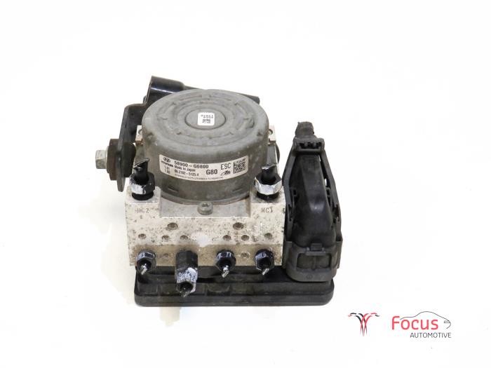 Bloc ABS Kia Picanto (JA), 2017 1.0 12V, Berline avec hayon arrière, Essence, 998cc, 49kW (67pk), FWD, G3LA, 2017-03, JAF4P1; JAF4P2; JAF5P1; JAF5P2 (Occasion)