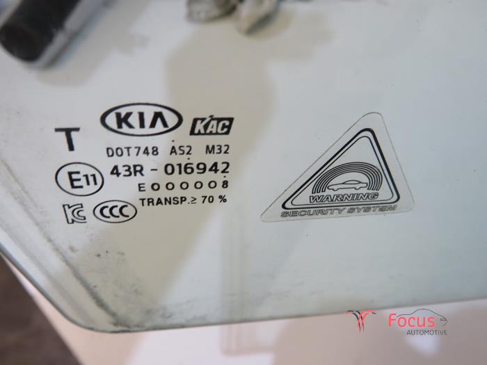 Türscheibe 4-türig rechts vorne van een Kia Picanto (JA) 1.0 12V 2017