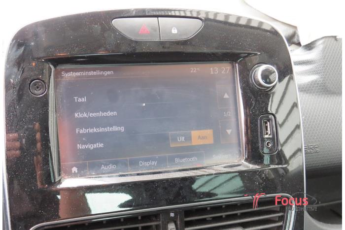 Système navigation d'un Renault Clio IV (5R) 0.9 Energy TCE 90 12V 2018
