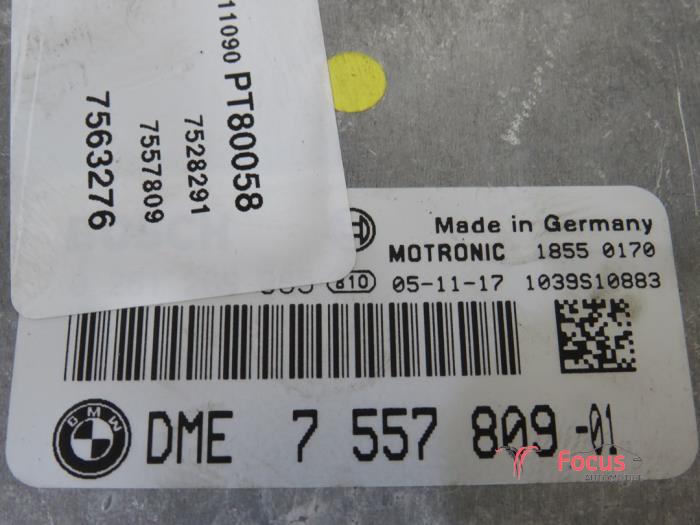 Ordinateur gestion moteur d'un BMW 1 serie (E87/87N) 116i 1.6 16V 2006
