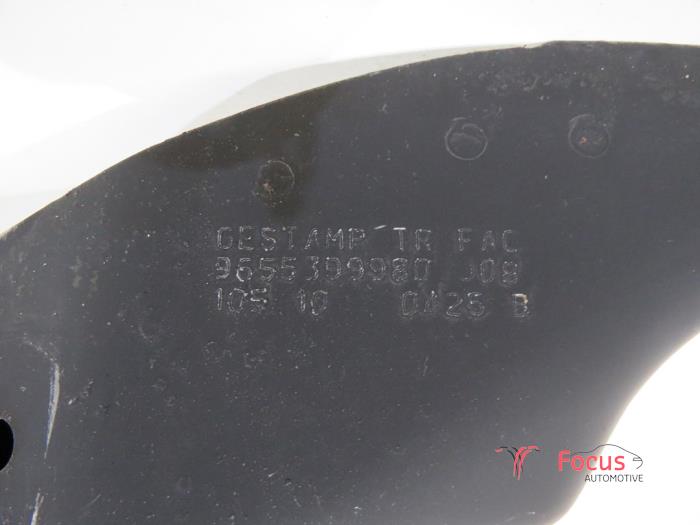 Lock plate from a Citroën C4 Picasso (UD/UE/UF) 1.6 HDi 16V 110 2009