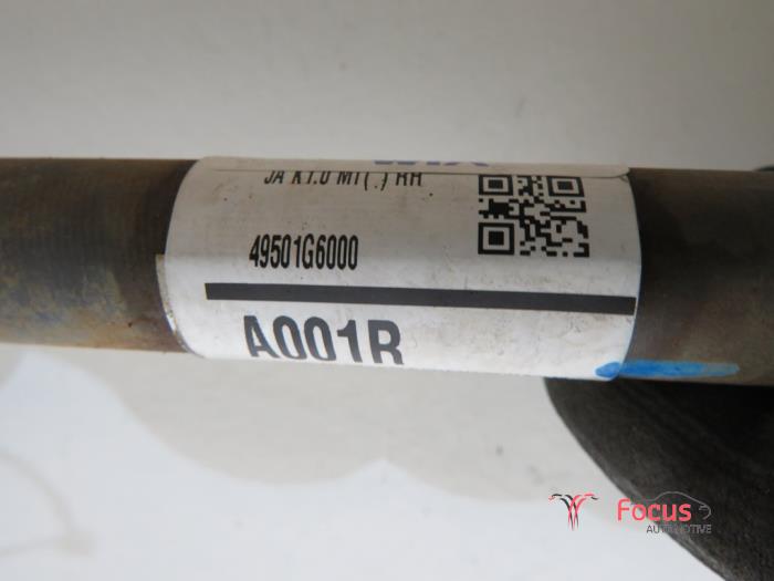 Front drive shaft, right from a Kia Picanto (JA) 1.0 12V 2019