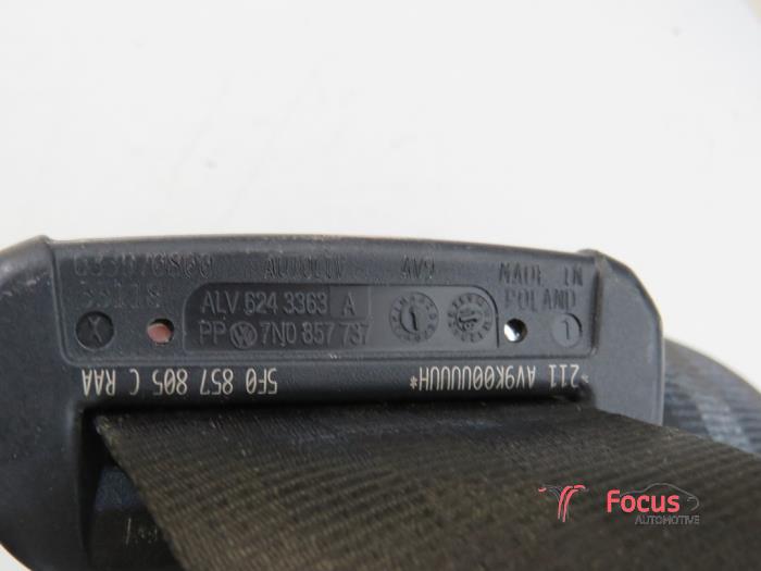 Ceinture de sécurité arrière droite d'un Seat Leon (5FB) 1.0 TSI 12V 2019