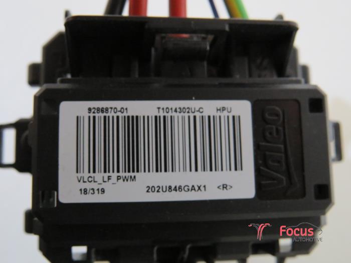 Heater resistor Citroen C3 1.2 Vti 12V PureTech 928687001