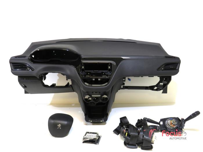 Airbag set+module from a Peugeot 208 I (CA/CC/CK/CL) 1.2 Vti 12V PureTech 82 2014