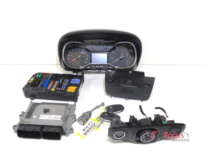 Used Ignition lock + computer Citroen C3 Aircross I (2C/2R) 1.2 e-THP PureTech 130 Price € 395,00 Margin scheme offered by Focus Automotive