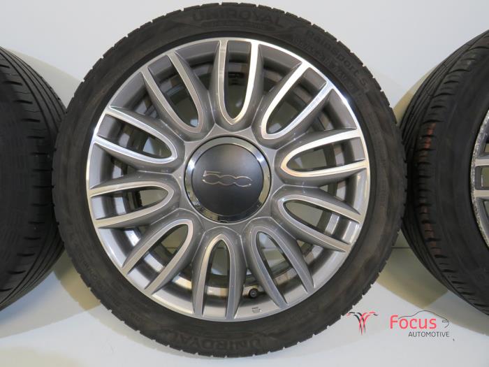 Sportfelgensatz + Reifen van een Fiat 500 (312) 1.2 69 2019