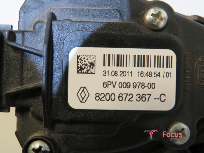 Sensor de posición de acelerador de un Renault Master IV (FV) 2.3 dCi 100 16V FWD 2012
