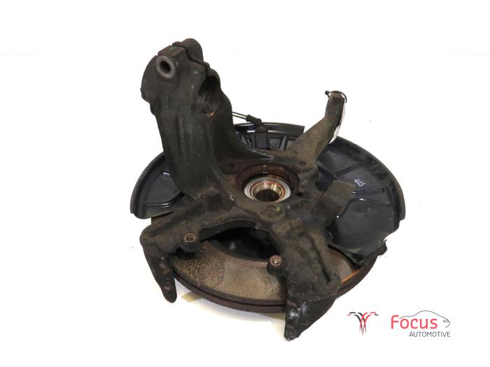 Knuckle, front right from a Volkswagen Golf VI (5K1) 1.6 TDI 16V 2010