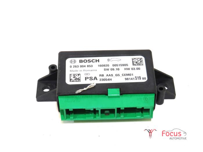 Usados Módulo PDC Peugeot 208 I (CA/CC/CK/CL) 1.2 Vti 12V PureTech 82 Precio € 14,95 Norma de margen ofrecido por Focus Automotive