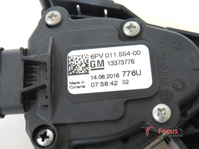 Gaspedalposition Sensor van een Opel Astra K Sports Tourer 1.6 CDTI 110 16V 2016
