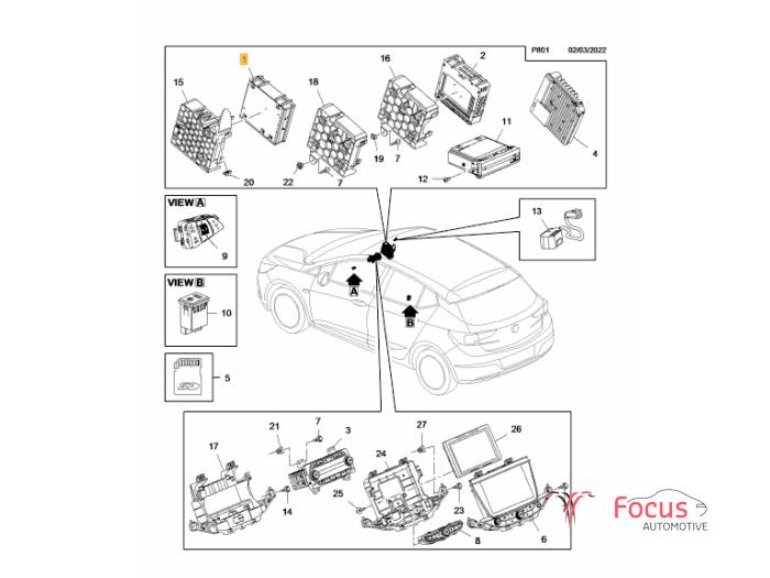 Astra Module Radio module - 497316088 DELPHI - Focus Automotive