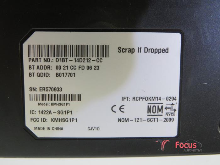 Gateway module Ford Focus 3 1.0 Ti-VCT EcoBoost 12V 125 - 0021CCFD0623 ...