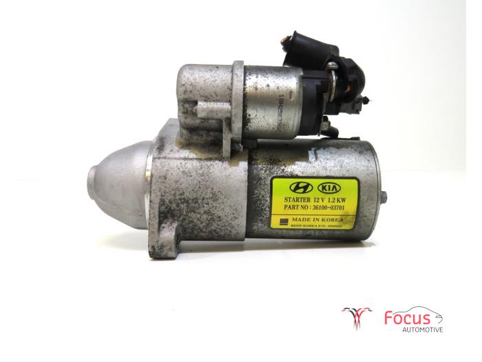 Gebrauchte Anlasser Kia Stonic (YB) 1.4 MPI 16V Preis € 39,95 Margenregelung angeboten von Focus Automotive