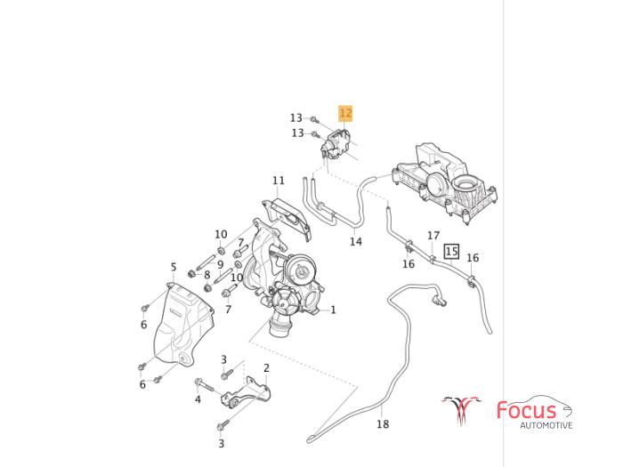 Régulateur pression turbo d'un Volvo XC40 (XZ) 1.5 T3 12V 2020