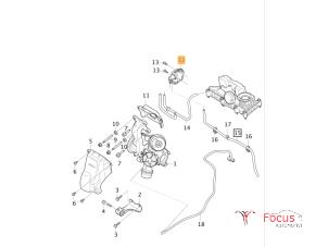 Régulateur pression turbo d'un Volvo XC40 (XZ) 1.5 T3 12V 2020