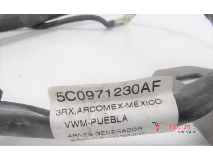 Cable (miscellaneous) from a Volkswagen Beetle (16AB) 2.0 TDI 16V 2012