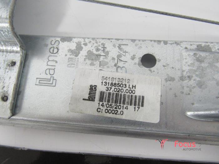 Rear door window mechanism 4-door, left Opel Corsa D 1.2 16V - 37020000