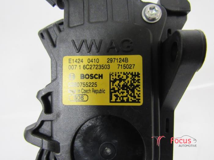 Gaspedalposition Sensor van een Skoda Fabia III Combi (NJ5) 1.2 TSI 16V Greentech 2014