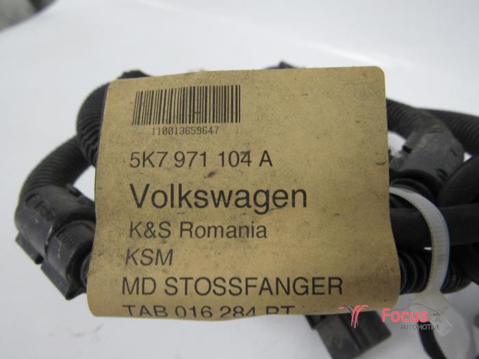 PDC Sensor Set from a Volkswagen Golf VI Cabrio (1K) 2.0 TDI 16V 2014