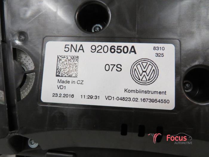 Tablica rozdzielcza z Volkswagen Tiguan (AD1) 1.4 TSI 16V 2016