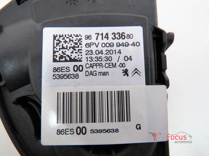 Gaspedalposition Sensor van een Citroën C3 (SC) 1.0 Vti 68 12V 2015