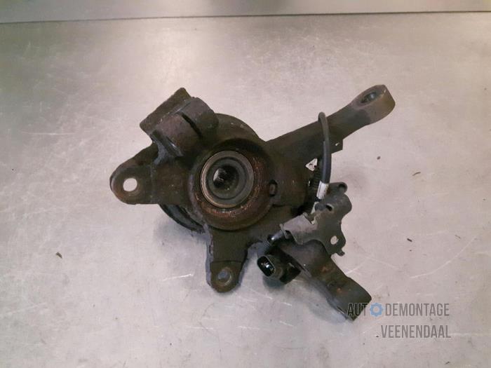 Knuckle, front left from a Hyundai i10 (F5) 1.2i 16V 2012