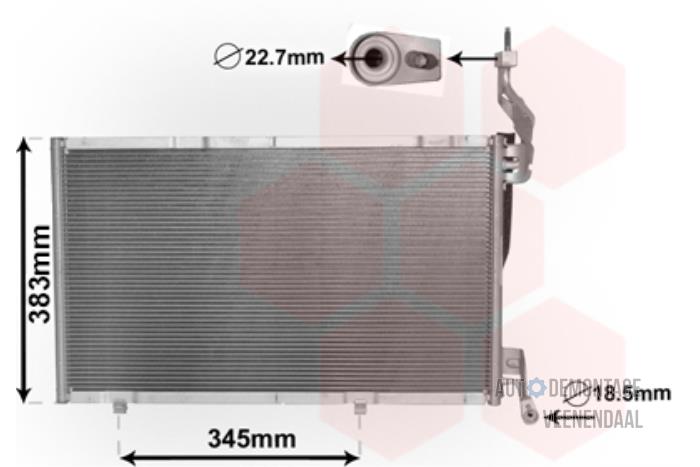 Nya Kondensor, luftkonditionering Peugeot 208 I (CA/CC/CK/CL) Pris € 81,19 Inklusive moms erbjuds av Autodeleninkleur