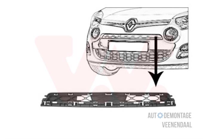 Vorderfront komplett van een Renault Twingo II (CN)  2013
