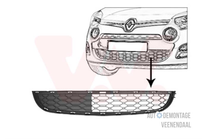 Front end, complete from a Renault Twingo II (CN)  2013