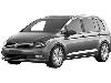 Front end, complete from a Volkswagen Touran (5T1), MPV, 2015 2016