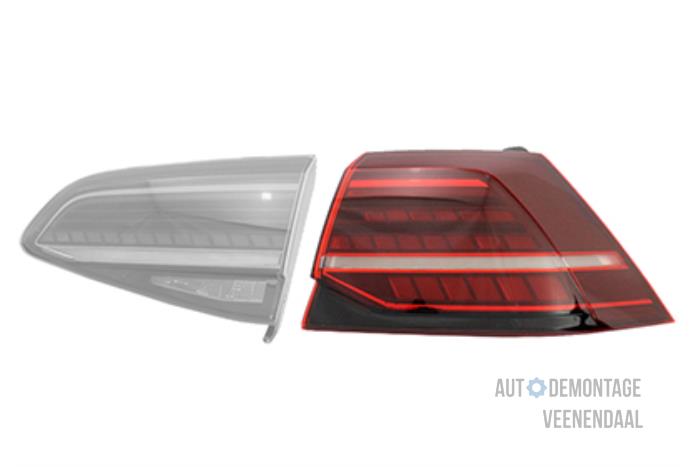 Luz trasera derecha de un Volkswagen Golf VII (AUA)  2018